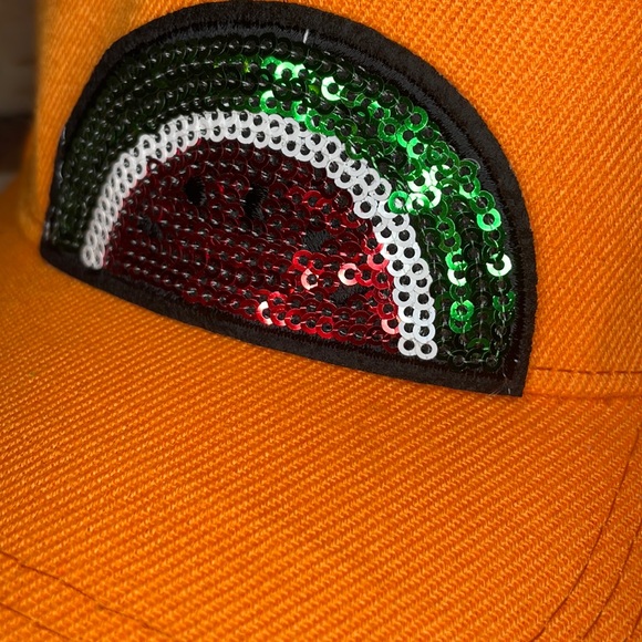 #46 🍉 Orange Watermelon Baseball Cap 🍉 - Picture 6 of 13